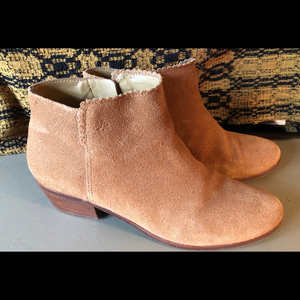 Jack Rogers Bailee Suede Ankle Boots wms sz 8m
